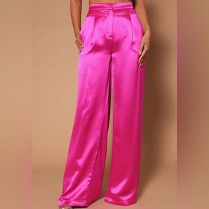 House of Harlow 1960 Pink Wide Leg Pants